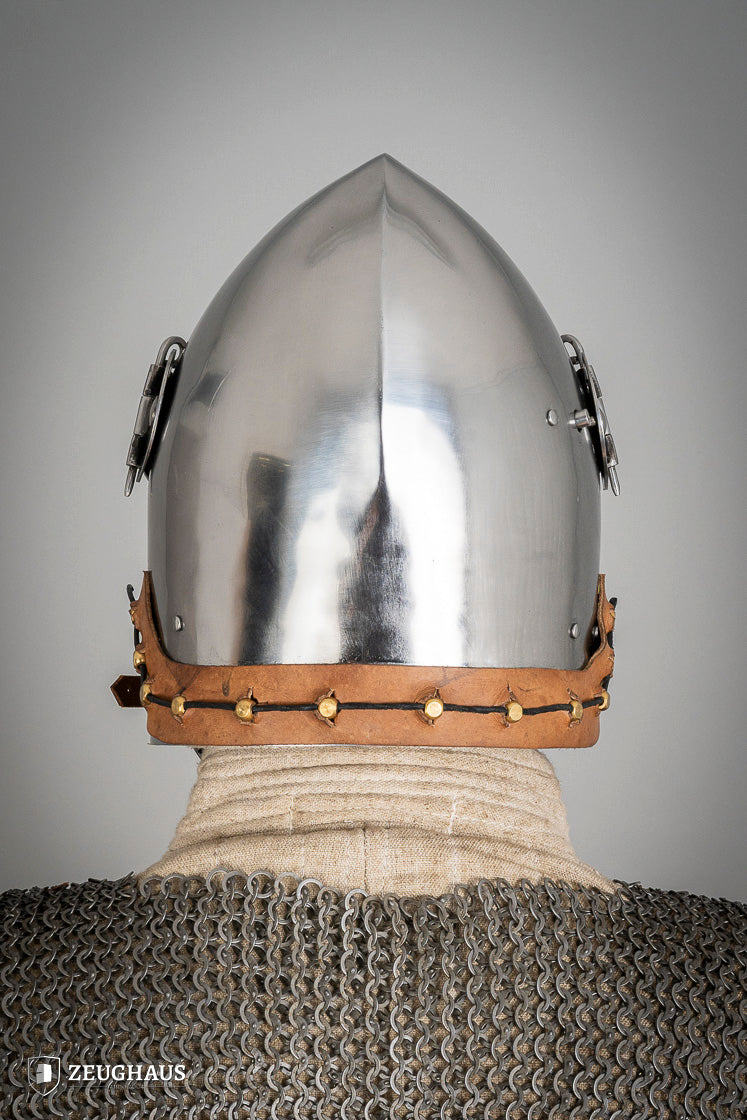 Bascinet Helmet with Visor 2.5mm Polished - Which Mark