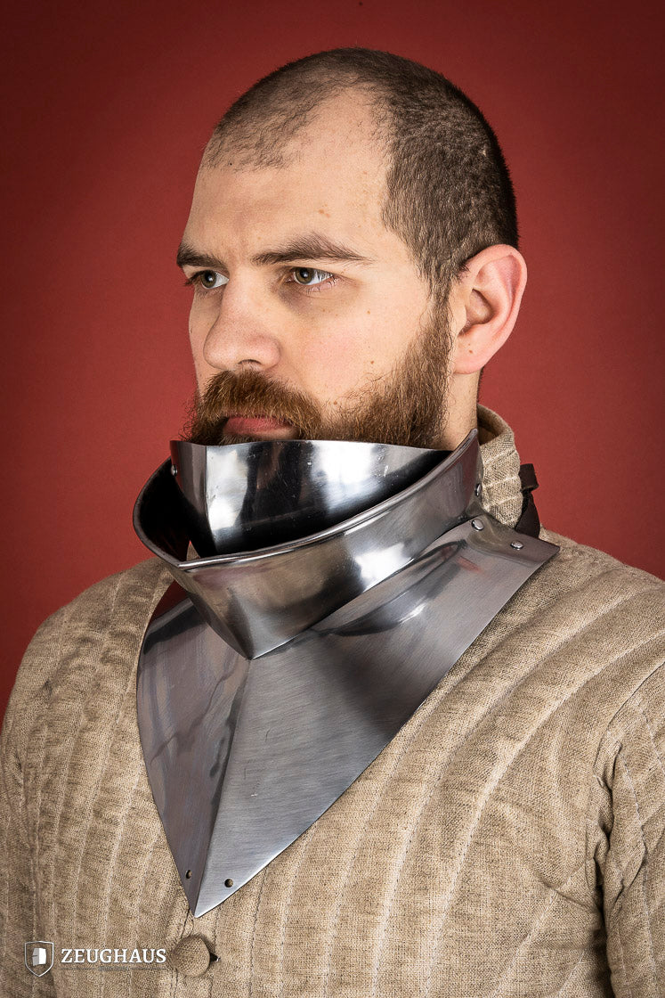 Articulated Gorget with Bevor 1450-1550 1,6mm Polished - Which Mark