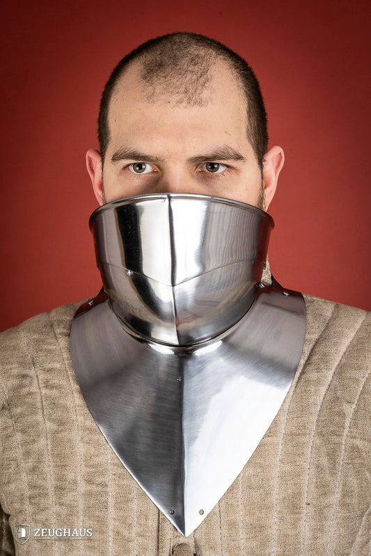 Articulated Gorget with Bevor 1450-1550 1,6mm Polished - Which Mark