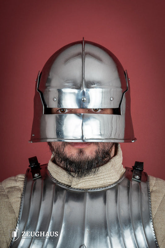 Infantry Sallet Helmet 1,6mm Polished - Which Mark