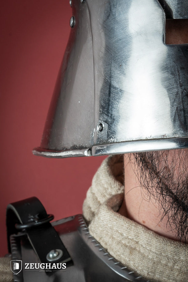 Infantry Sallet Helmet 1,6mm Polished - Which Mark