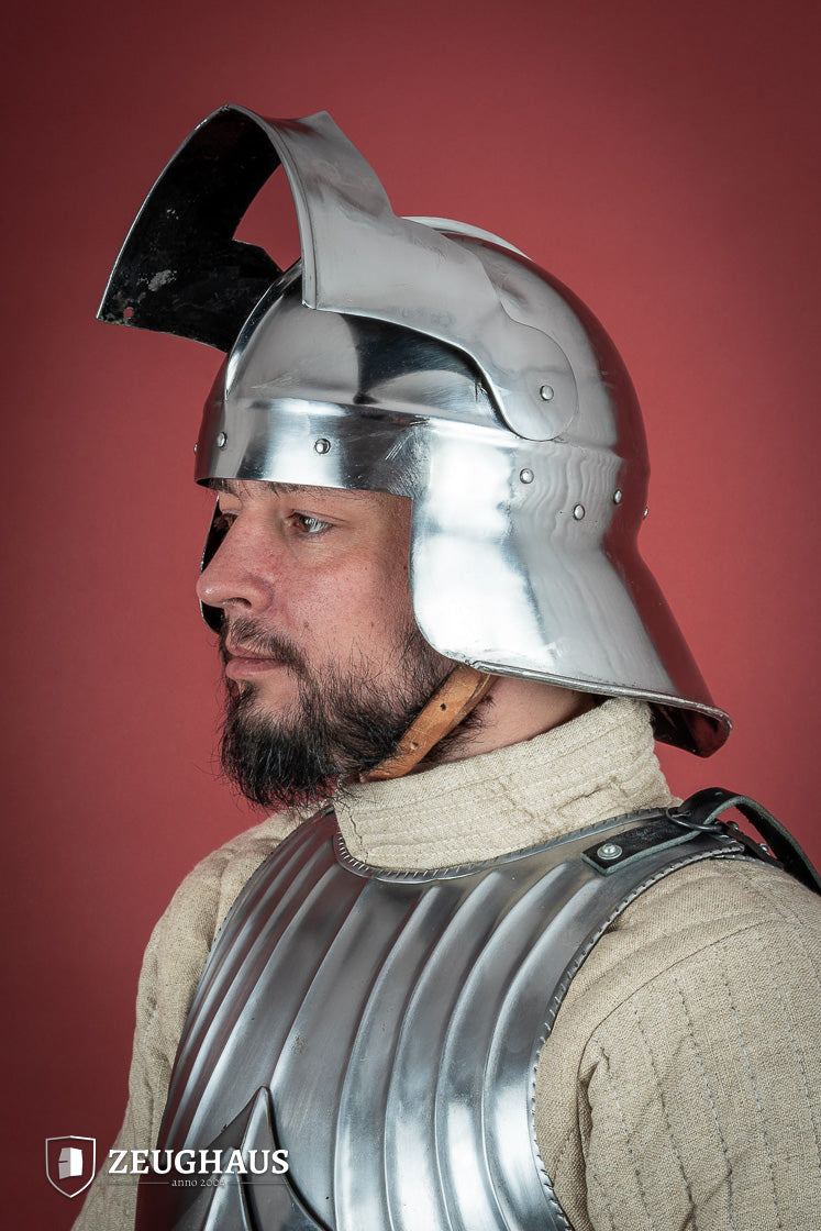 Infantry Sallet Helmet 1,6mm Polished - Which Mark