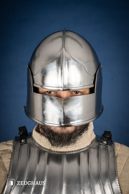 Burgundian Sallet Helmet 1,6mm Polished - Which Mark
