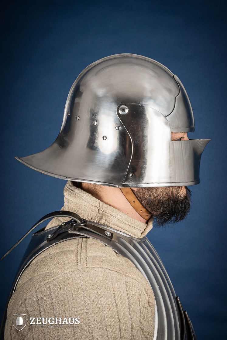 Burgundian Sallet Helmet 1,6mm Polished - Which Mark