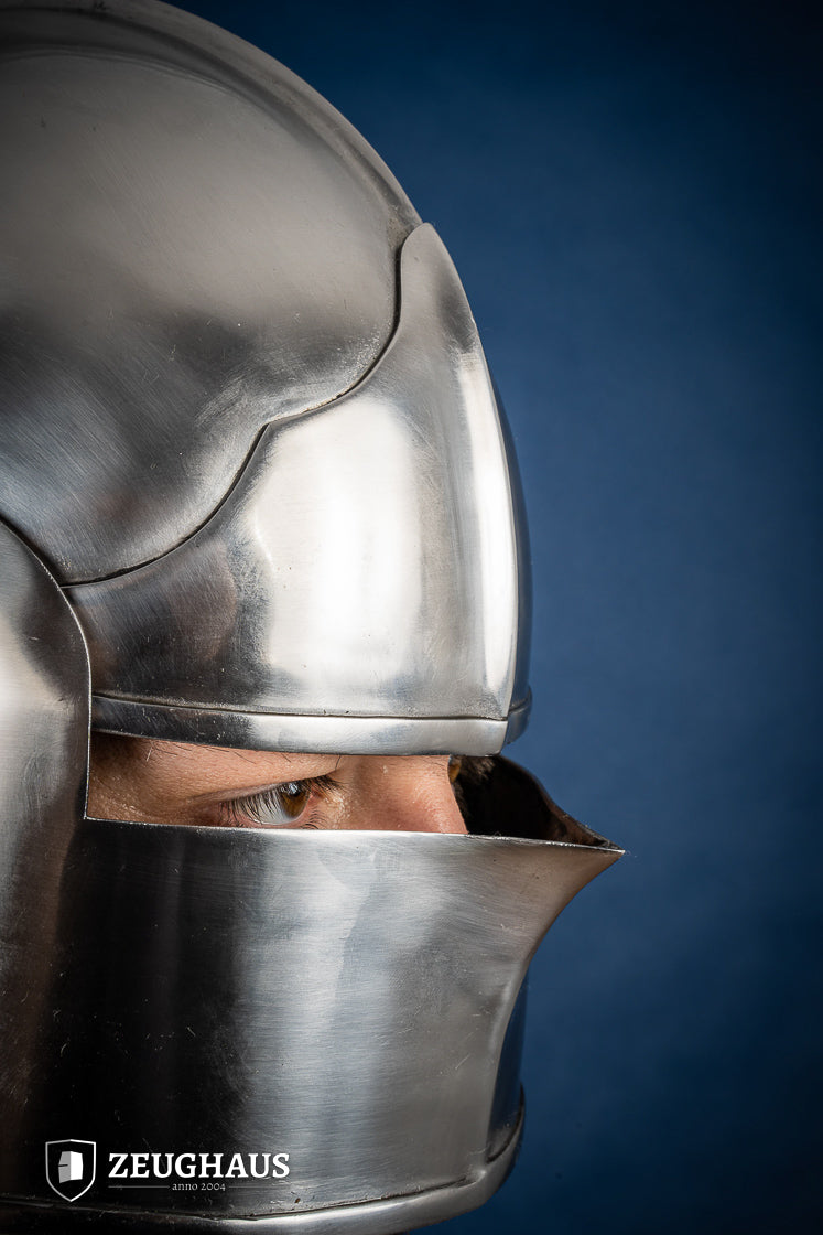 Burgundian Sallet Helmet 1,6mm Polished - Which Mark