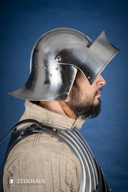 Burgundian Sallet Helmet 1,6mm Polished - Which Mark