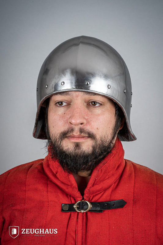 Open Sallet Helmet 1,6mm Polished - Which Mark