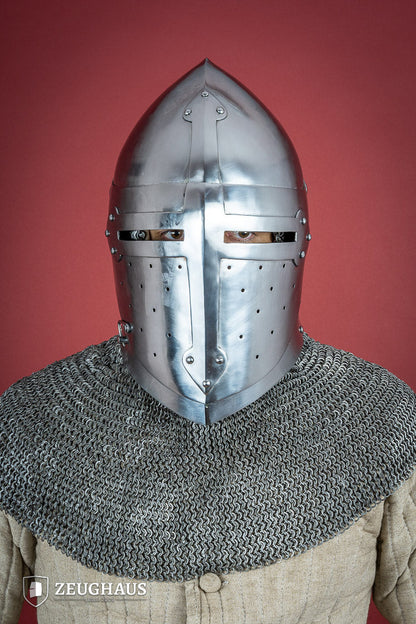 Sugar Loaf Helmet with Visor 1,6mm Polished - Which Mark