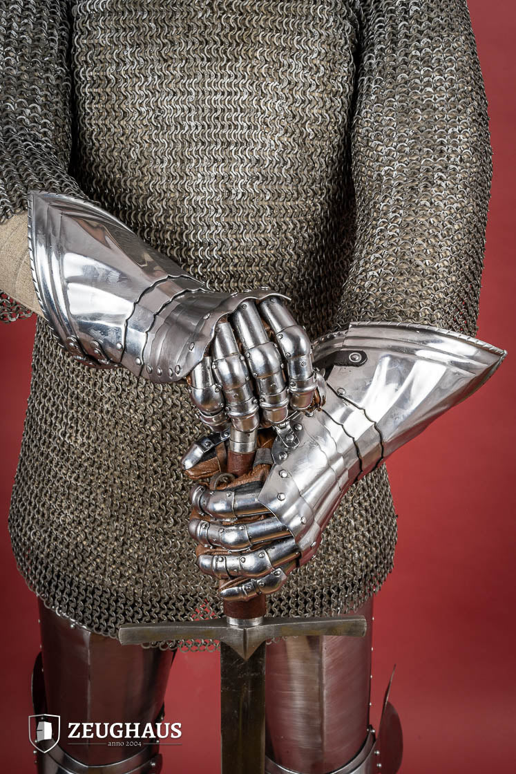 German Gauntlets 15th Cent. 1,2mm Polished - Which Mark