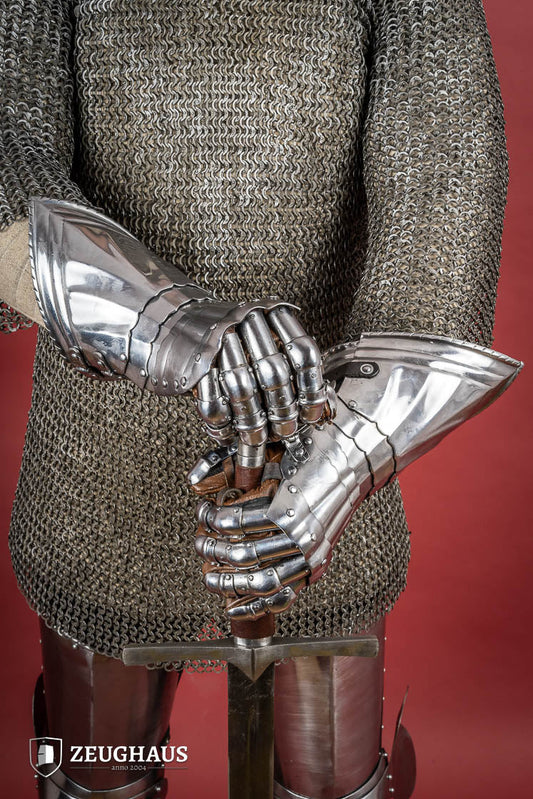 German Gauntlets 15th Cent. 1,2mm Polished - Which Mark