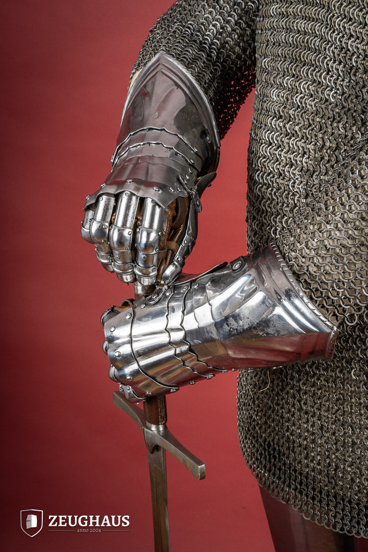 German Gauntlets 15th Cent. 1,2mm Polished - Which Mark
