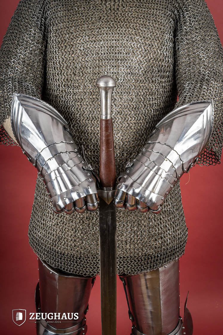 German Gauntlets 15th Cent. 1,2mm Polished - Which Mark