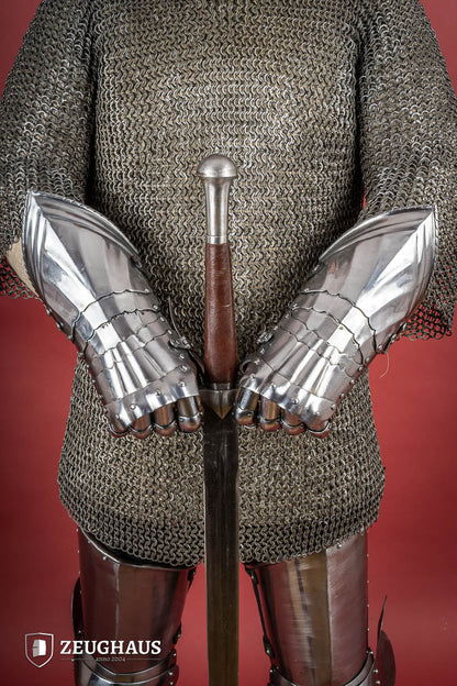 German Gauntlets 15th Cent. 1,2mm Polished - Which Mark