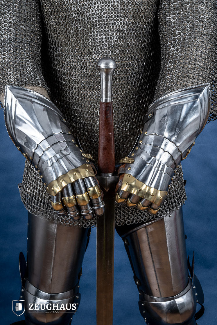 German Gauntlets 15th Cent. 1,2mm with Brass - Which Mark