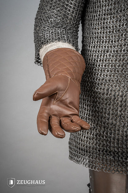 Leather Gloves Brown - Which Mark