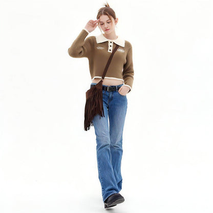 Pure Desire College Style Soft Waxy New Sweater Ins Simple Women - Which Mark