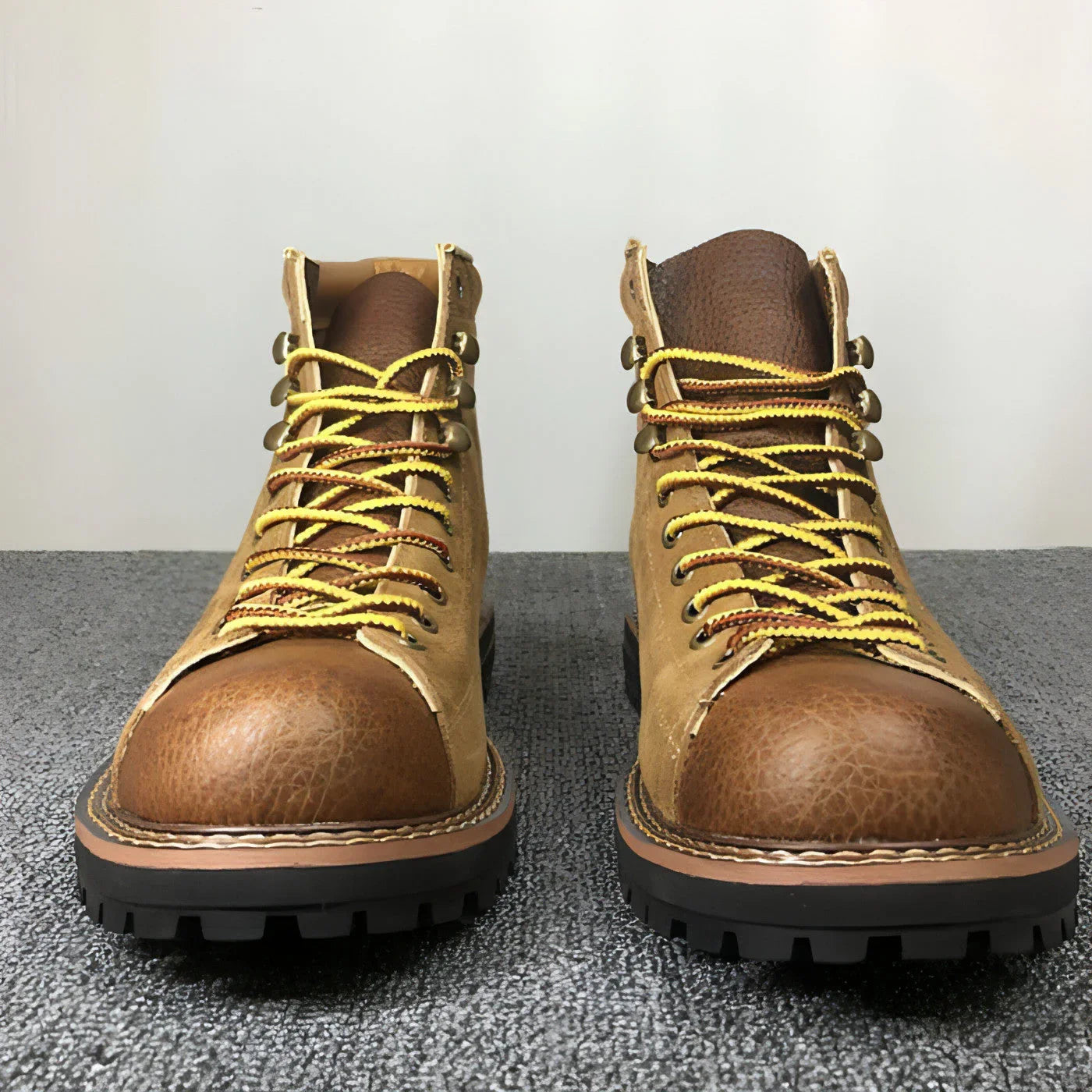 Autumn And Winter Men's Round Toe Fashion Casual Leather Shoes Martin - Which Mark