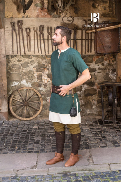 Short Sleeve Tunic Aegir Green - Which Mark