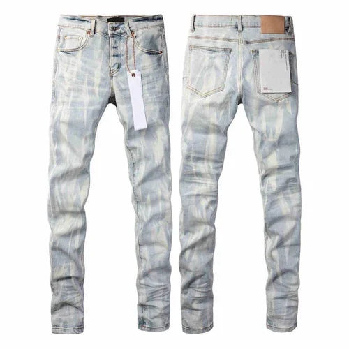 Retro Slim-fit Stretch Skinny Jeans Men - Which Mark