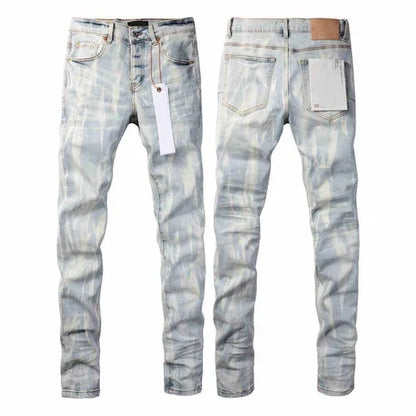 Retro Slim-fit Stretch Skinny Jeans Men - Which Mark