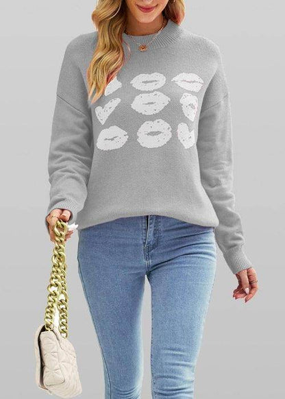 Women Love Lips Sweater - Which Mark