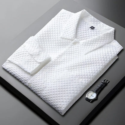 Men's Long Sleeve White DressShirt - Which Mark
