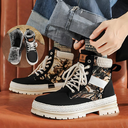 Autumn And Winter High-top Designer Comfy Shoes Men - Which Mark