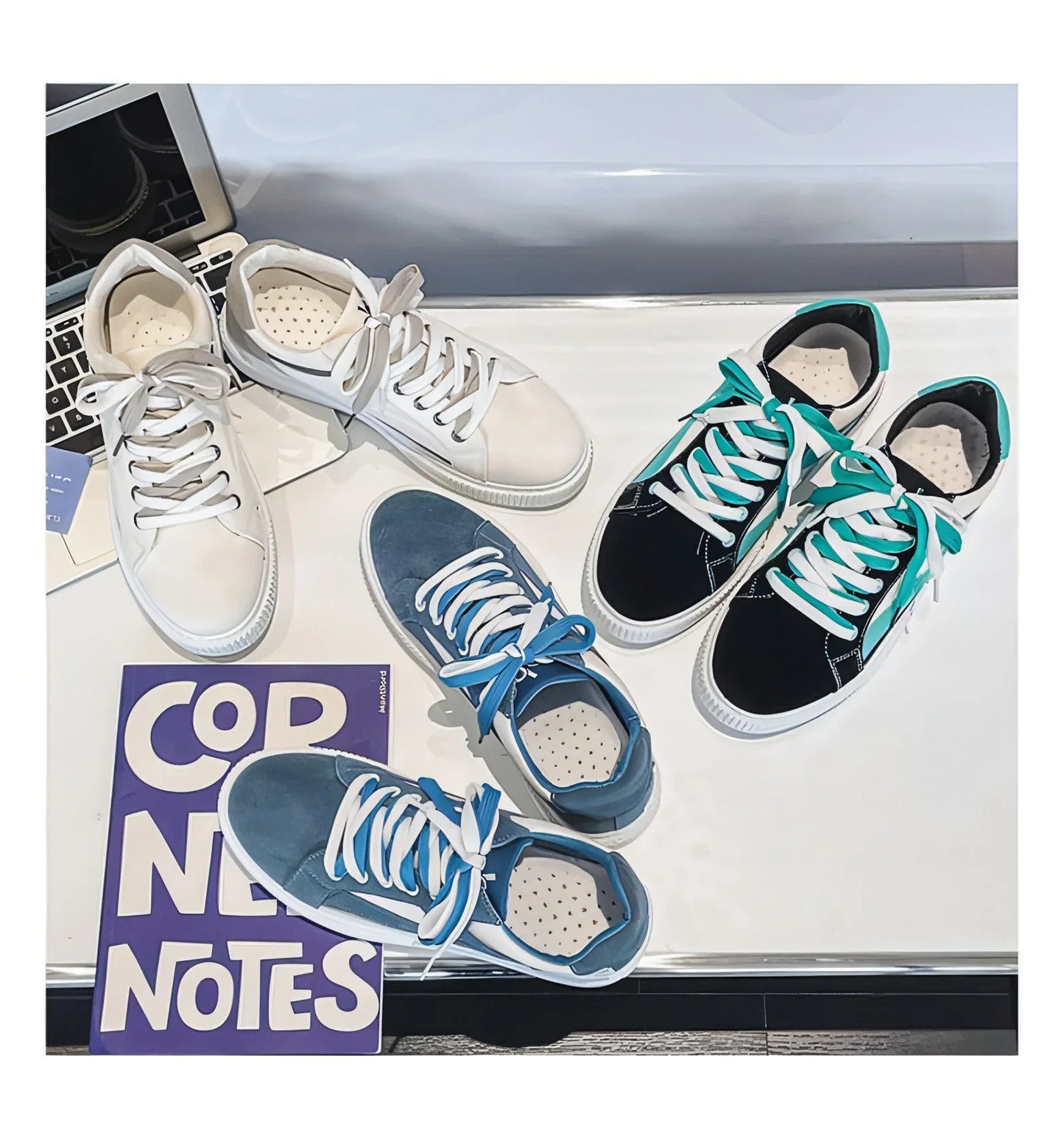 Men's Shoes Summer New Breathable Thin Sneakers Casual Low Top - Which Mark