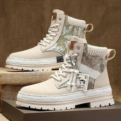 Autumn And Winter High-top Designer Comfy Shoes Men - Which Mark