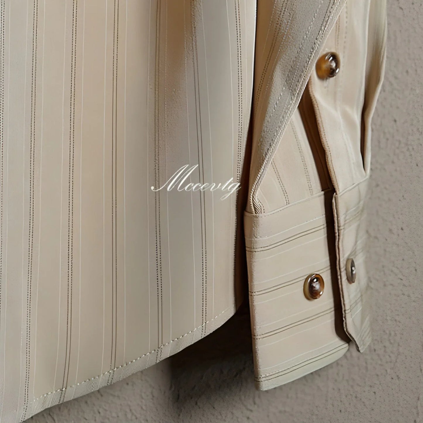 Spring And Autumn Vintage Striped Shirt Men - Which Mark