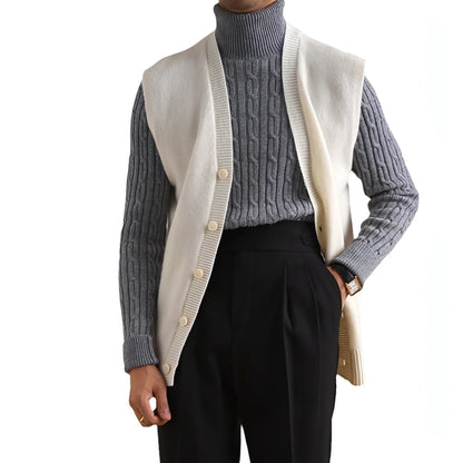 Turtleneck Sweater Men's Long Sleeve Casual - Which Mark