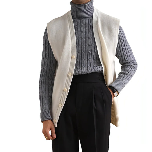 Turtleneck Sweater Men's Long Sleeve Casual - Which Mark