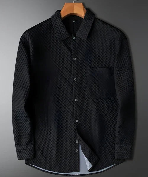 Men's Long Sleeve White DressShirt - Which Mark