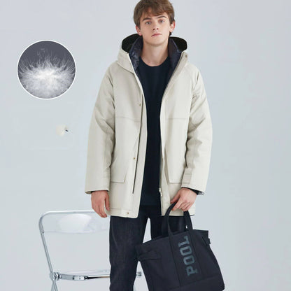 Winter Loose White Duck Down Quality Fashion Jacket Men - Which Mark