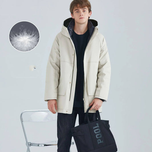 Winter Loose White Duck Down Quality Fashion Jacket Men - Which Mark