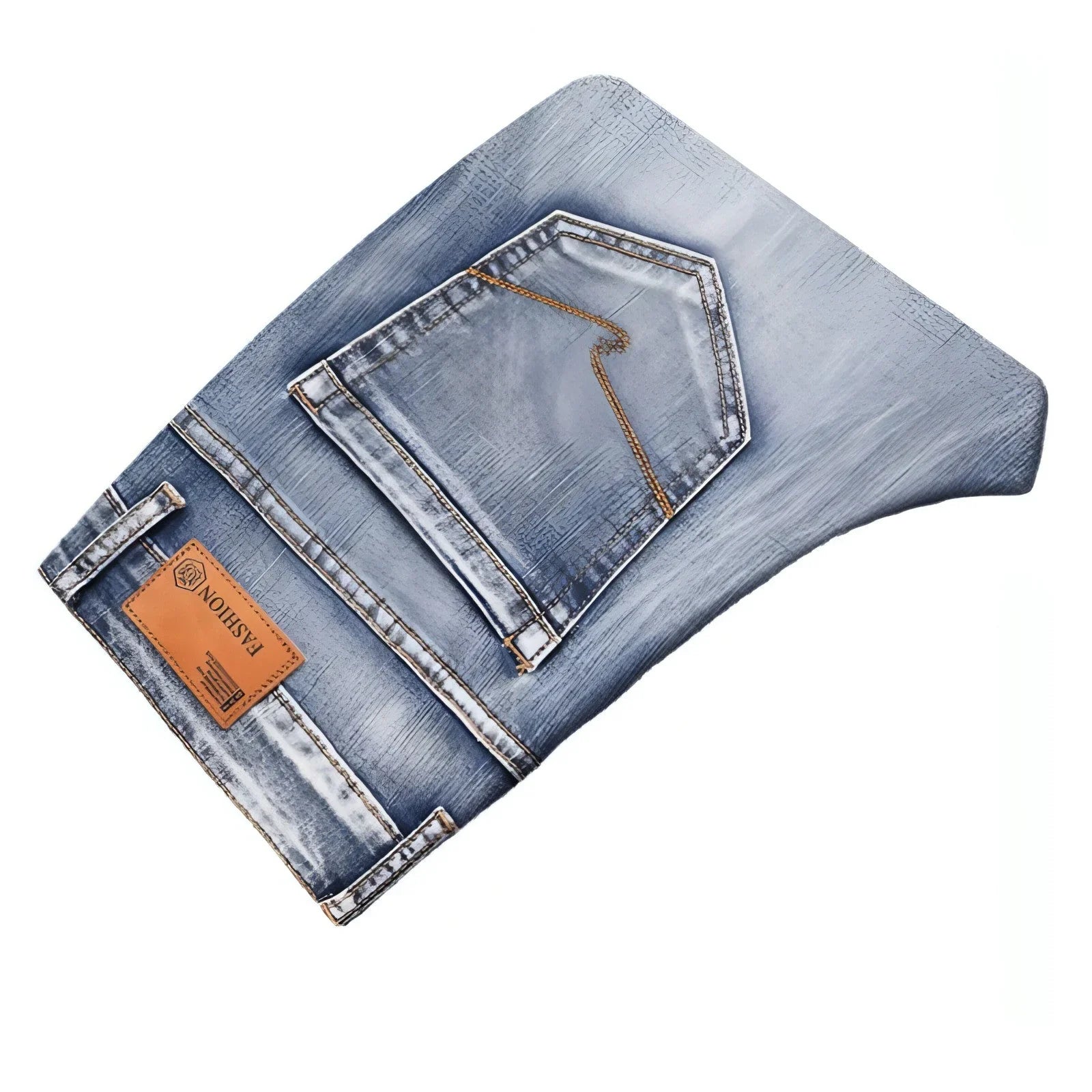 Retro Thin Jeans Straight Loose Casual Trousers Men - Which Mark