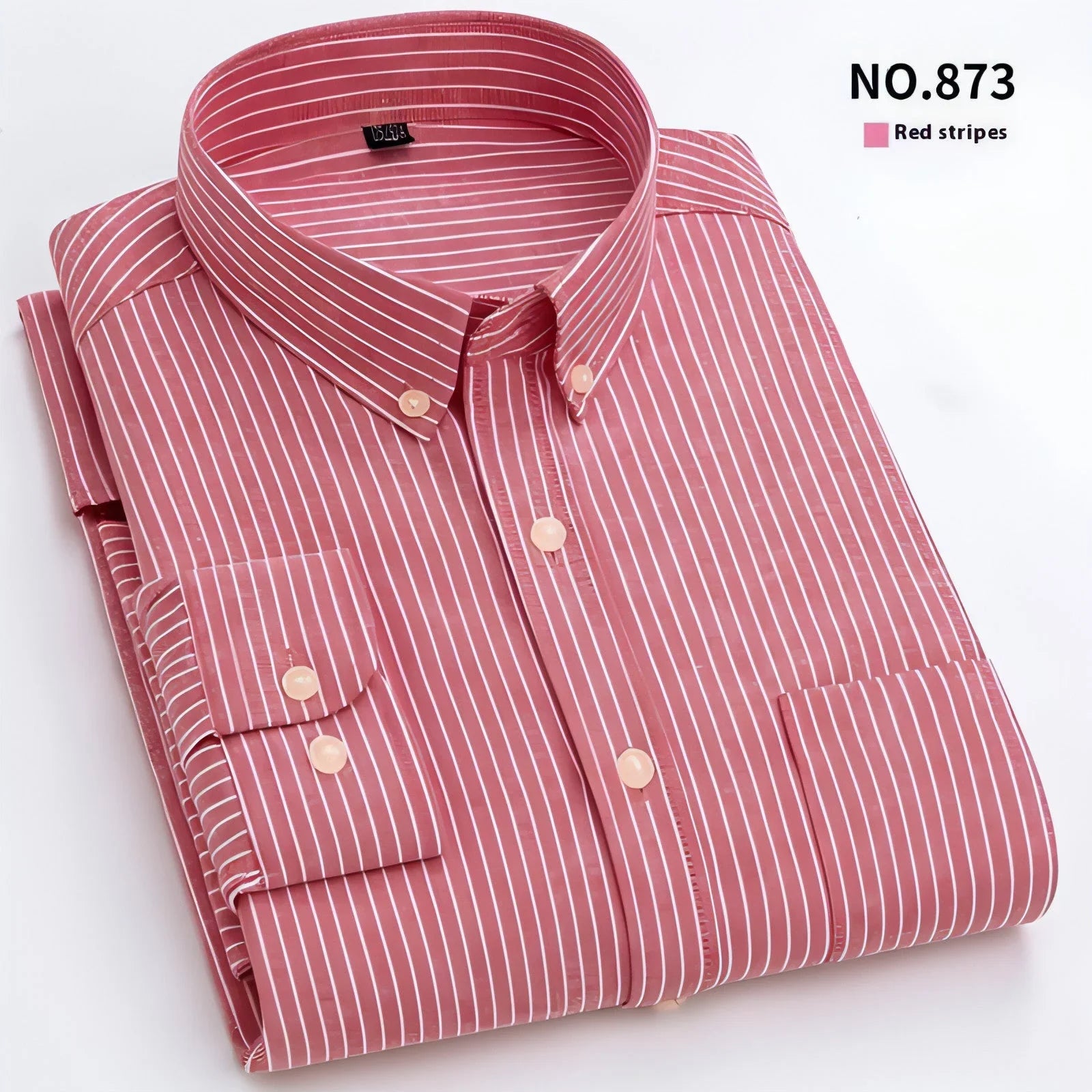 Men's Purified Cotton Long Sleeve DressShirt Anti-wrinkle Heartless - Which Mark
