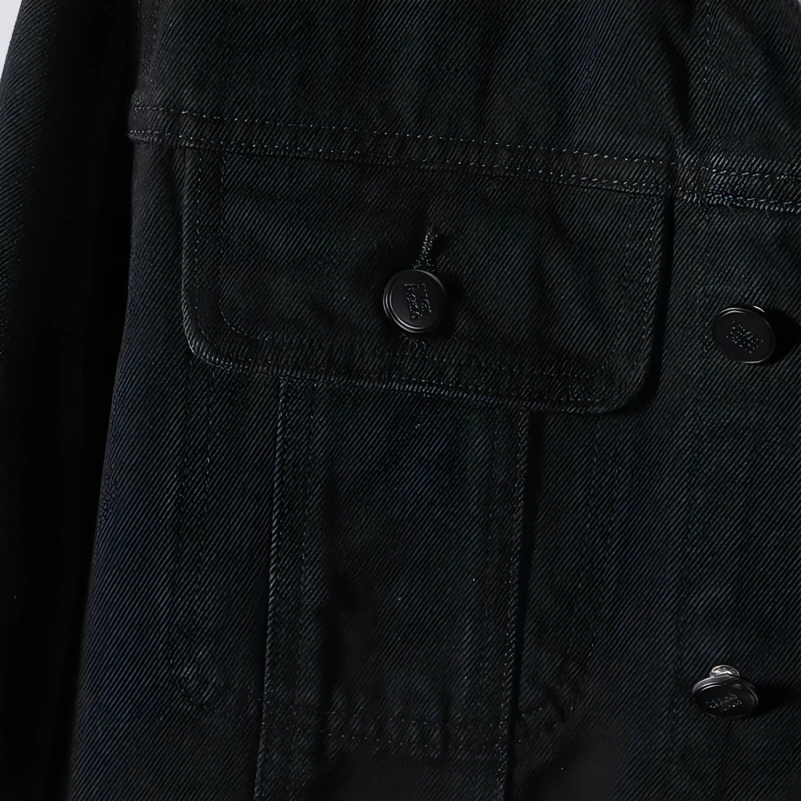 Men's Year Denim Clothes Black DressShirt - Which Mark