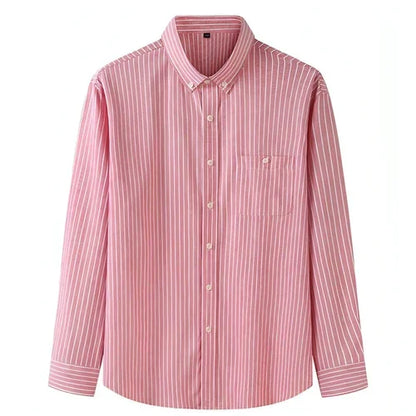 Men Business Trends Cotton Long Sleeve DressShirt - Which Mark