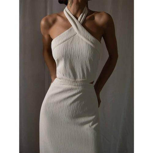 Women's Holiday Style Polyester Neck Dress - Which Mark