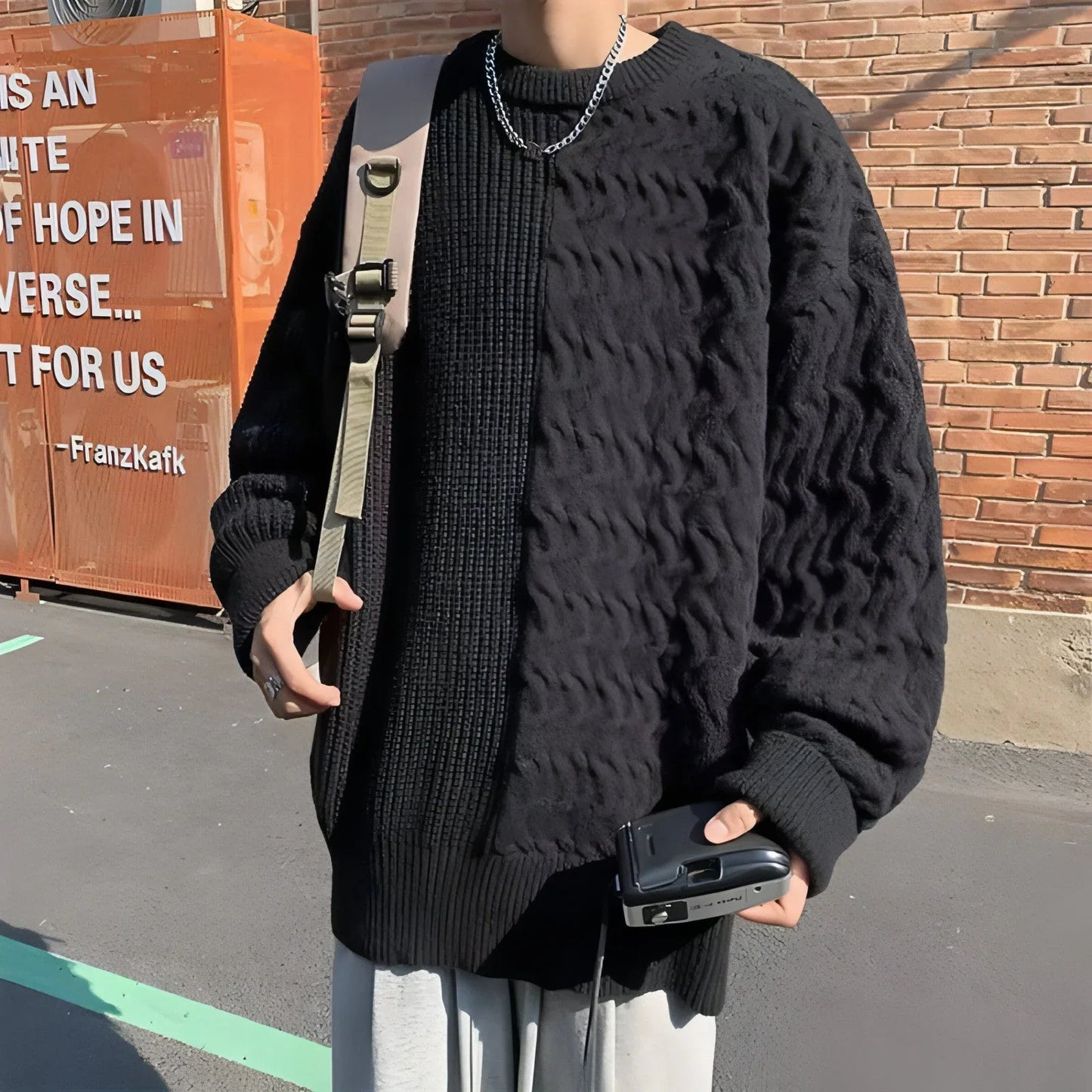 Long Sleeve Sweater Knitwear For Men - Which Mark