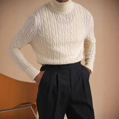 Turtleneck Sweater Men's Long Sleeve Casual - Which Mark