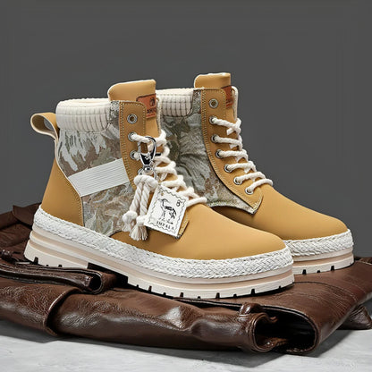 Autumn And Winter High-top Designer Comfy Shoes Men - Which Mark
