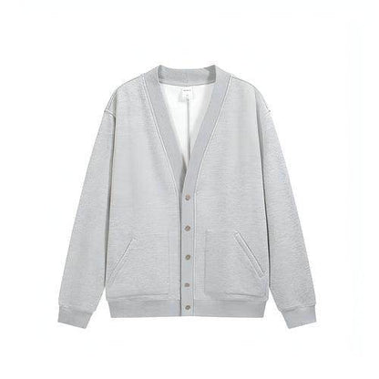 Flame Single-layer Fleece-lined Cardigan Coat Loose-fitting Casual - Which Mark