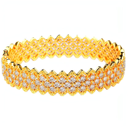 Gold Plated S925 Silver Fine Version Of The Lace Bracelet For Women - Which Mark