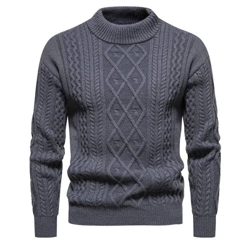 UrbanLayer™ – Solid Knit Crewneck for Men - Which Mark