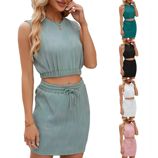 Wave Pattern Design Suit Women Set - Which Mark