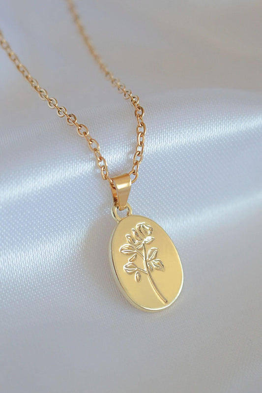 “Bouquet de Roses” 24K Classy Floral Necklace - Which Mark