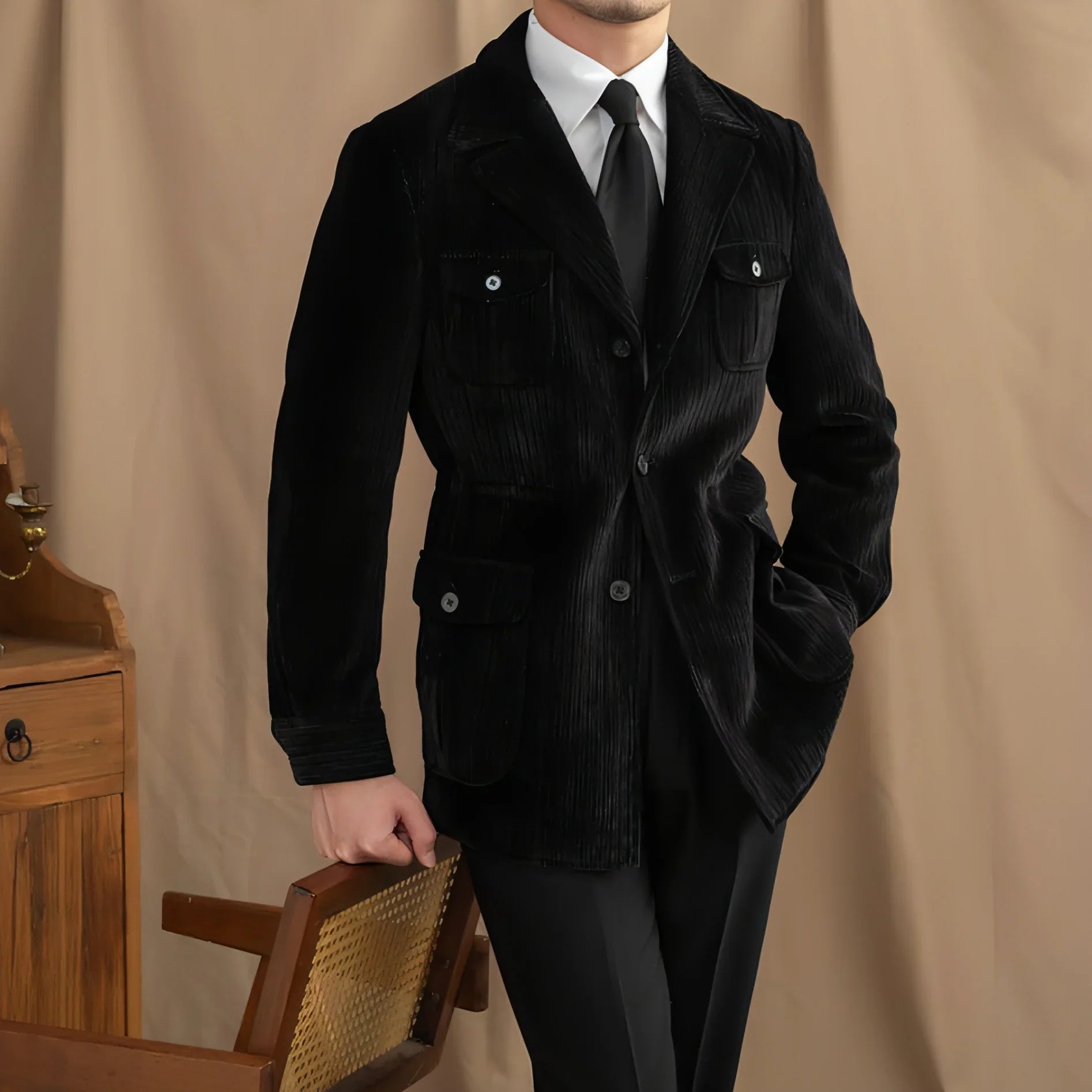 Warm Winter Chenille Hunting Jacket Men - Which Mark