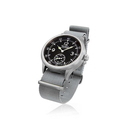 39.5mm field quartz watch with nylon 6 strap in grey colour - Which Mark